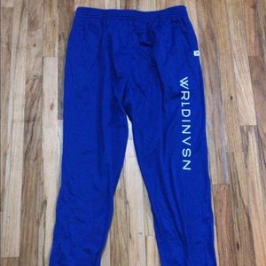 WRLDINVSN TRACK PANTS BLUE 💙💙💙